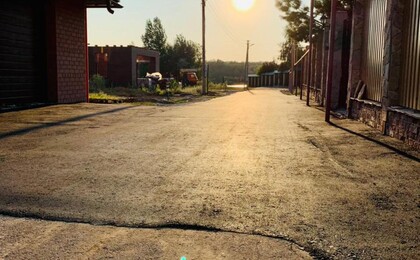 Укладка асфальта на основание