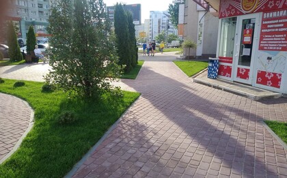 Укладка плитки завершена