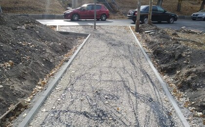 Тротуар в Саратове